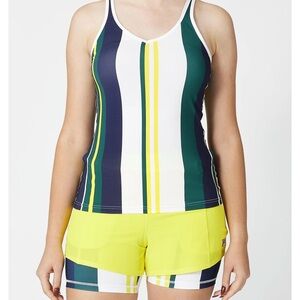 Fila Women's Fall Heritage Striped Racerback Tank